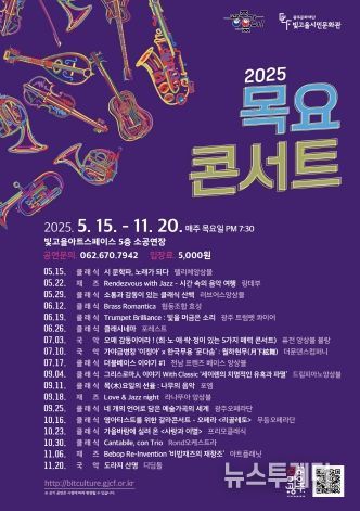 2025 목요콘서트 포스터