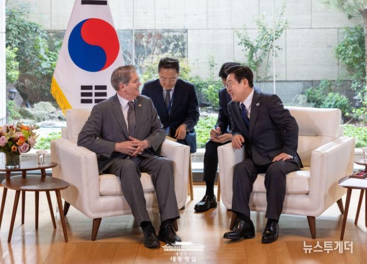 스콧 베센트 미 재무장관 접견(대통령실)