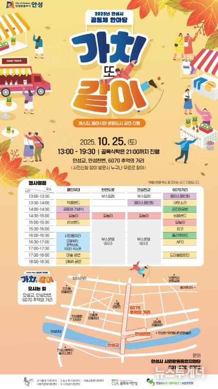 2025 안성시 공동체 한마당 '가치 또 같이' 개최