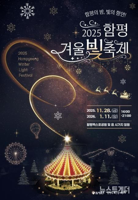 함평 겨울빛축제 포스터