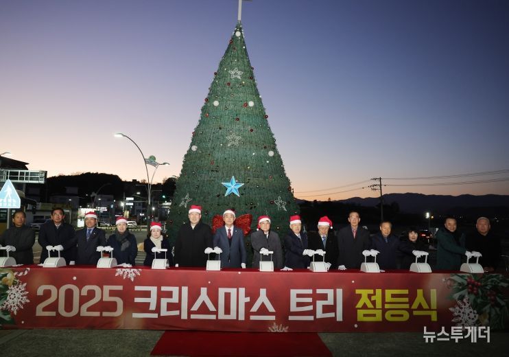 2025 크리스마스트리 점등식 개최(화양읍범곡사거리).