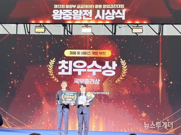 창업경진대회 왕중왕전 최우수상 수상