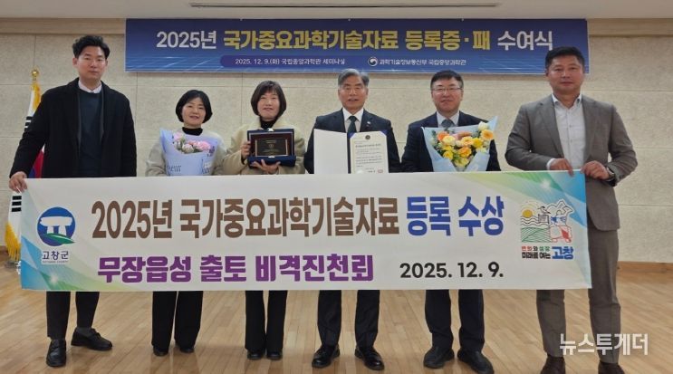 무장읍성 출토 비격진천뢰, 국가중요과학기술자료 등록