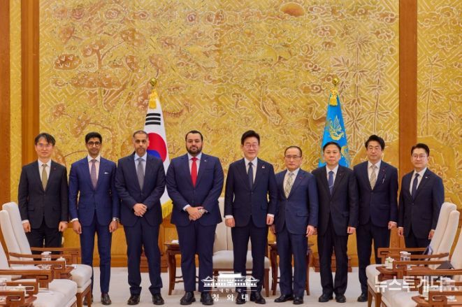 '알-쿨라이피' 카타르 국왕 특사 접견(청와대)