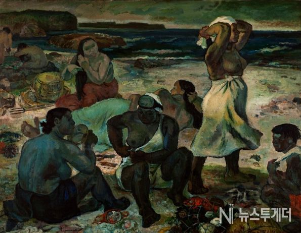 장리석기념관 상설전시 《숨비소리》 포스터 시안